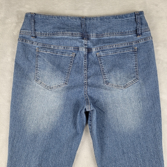 D. Jeans Womens High Rise Blue Skinny Jeans Size 16 - Picture 8 of 12